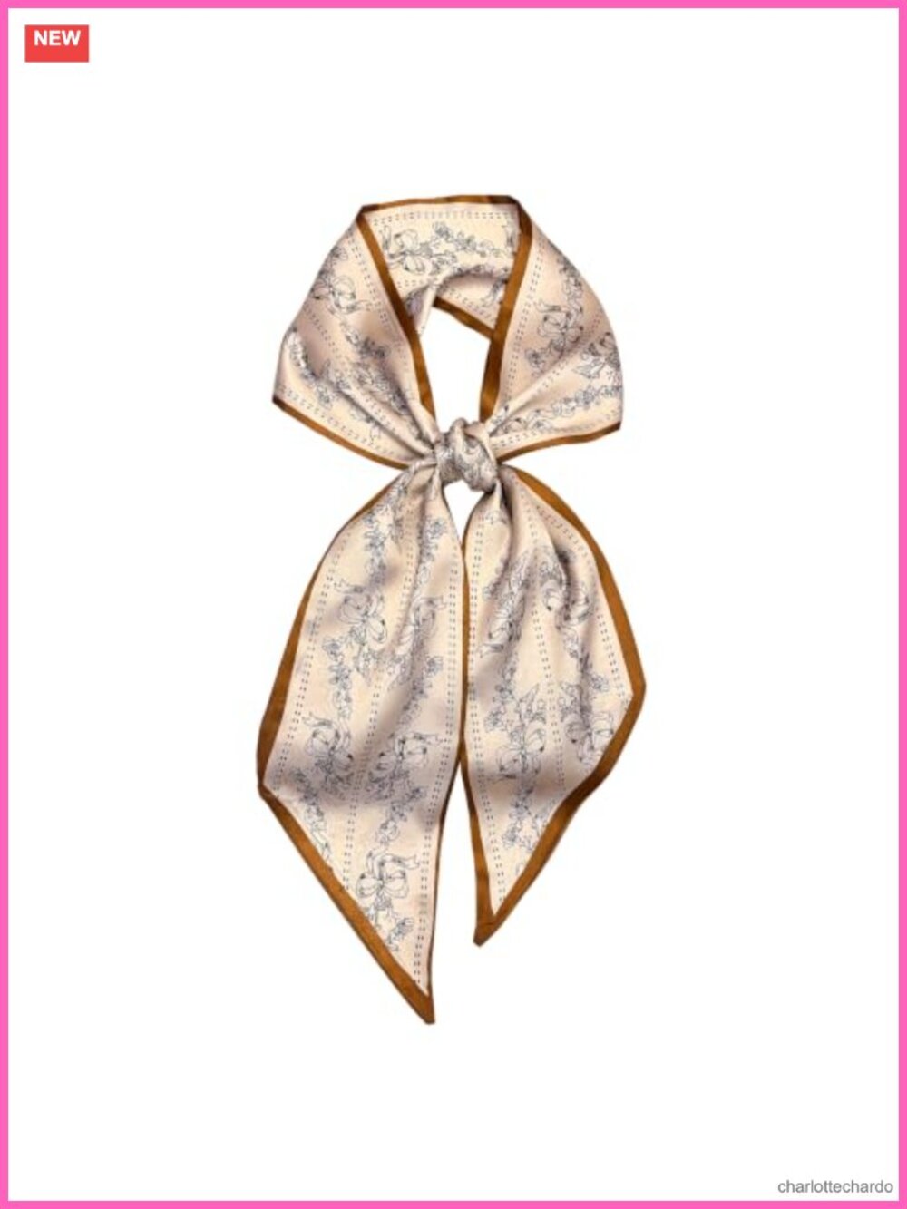 Polyester Hair Scarf Purse Scarf Skinny Long Neckerchief Accessory